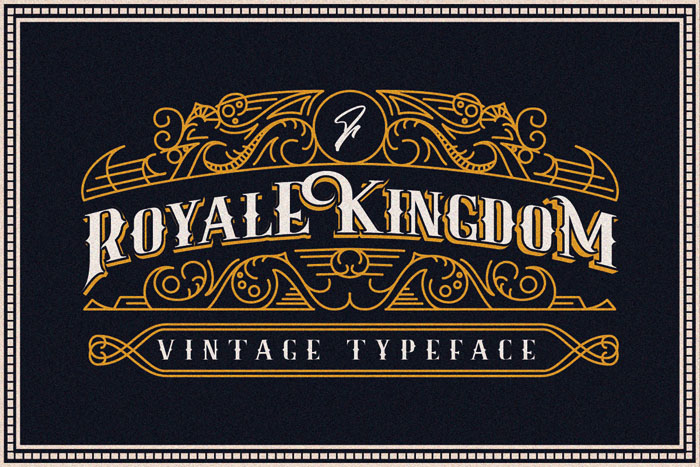 英国皇室复古风格字体设计欣赏