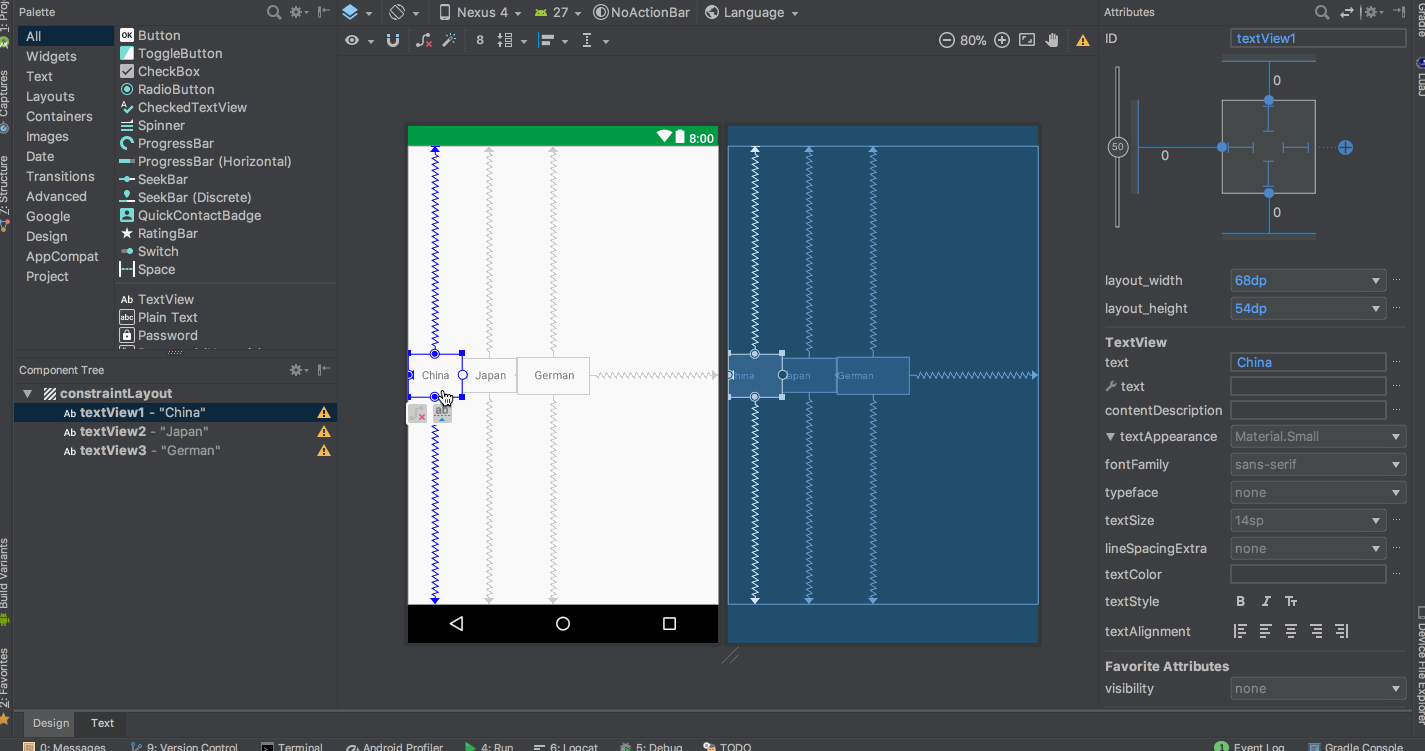 android constraintlayout使用详解