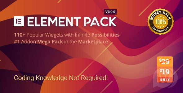 Elementor增强插件-Element Pack v5.5.0 破解专业版+中文汉化