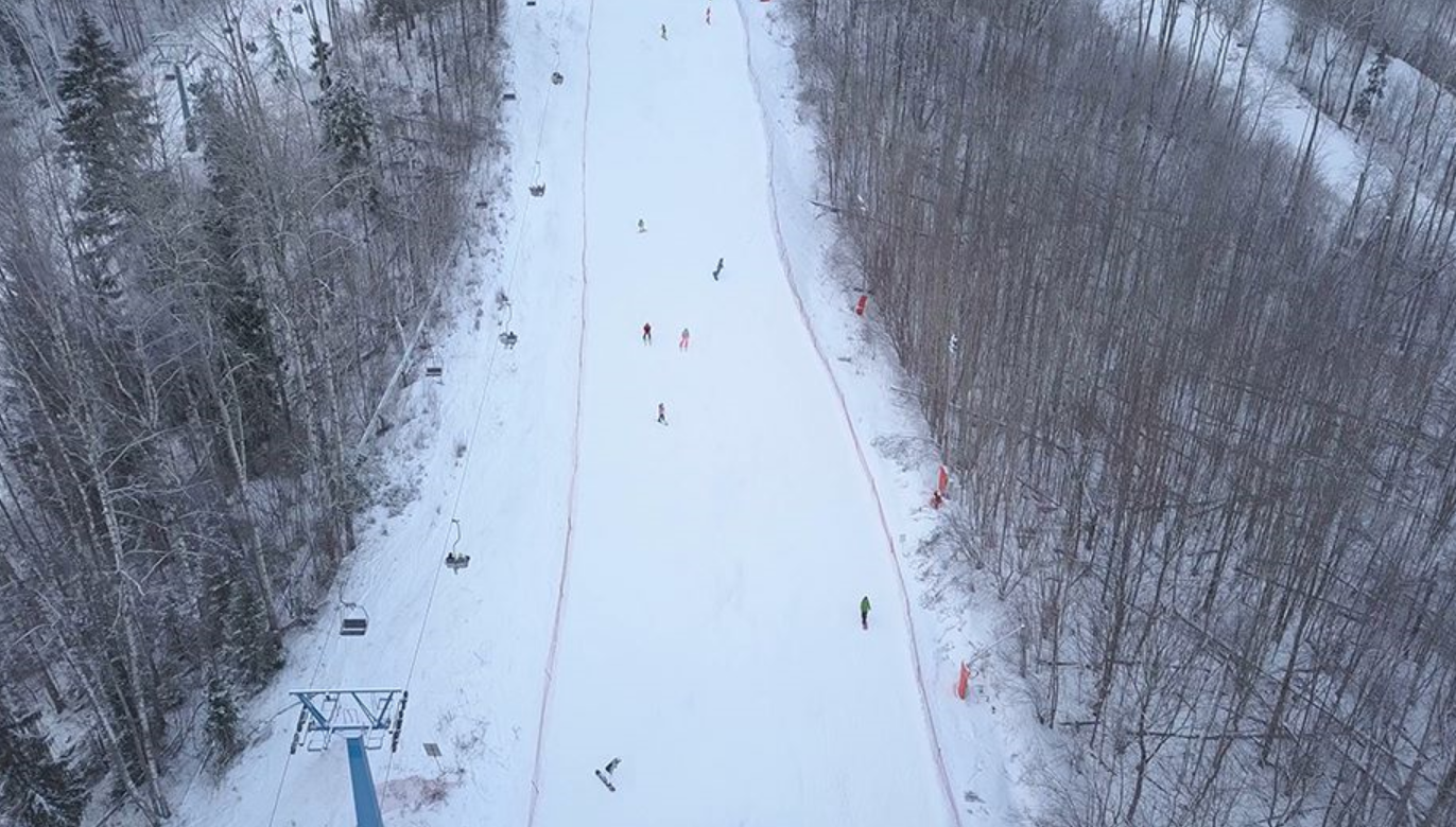 滑雪极限运动视频素材